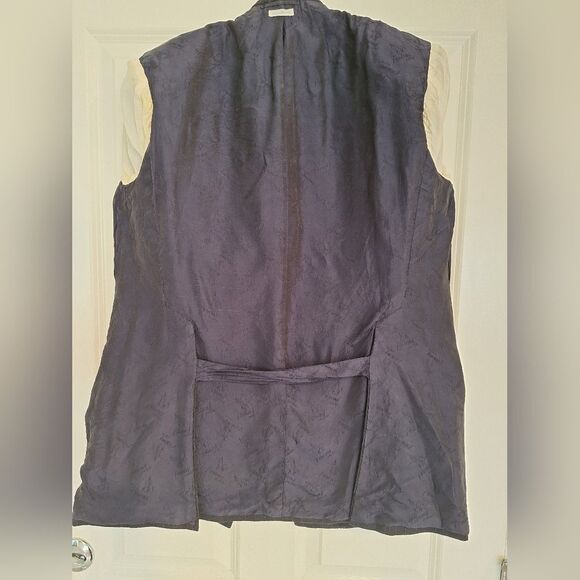 Brioni double breasted black and blue striped wool jacket size 39/49 - Picture 8 of 12